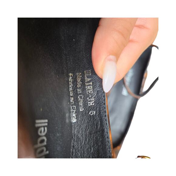 Jeffrey Campbell Blaire Ankle Strap Leopard Print Heels Size: 6 - Picture 5 of 5